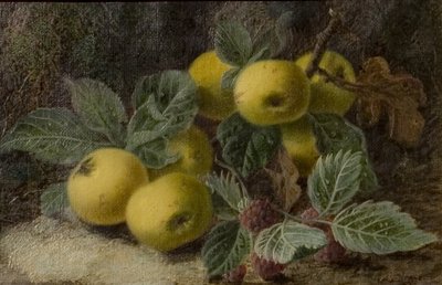 Quince和Blackberries，c.1893 作者 奥利弗·克莱尔